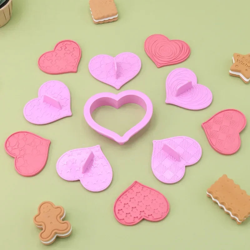 DecorBites™ Love Heart Biscuit Cutter - Valentine's Day Cake Decorating Tools