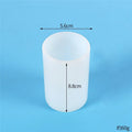 3D Cylinder Shape Candle Silicone Mold - DIY Pillar Candle Soap Resin Craft Mold