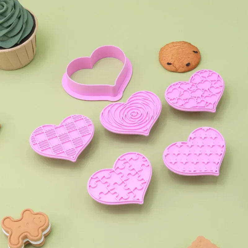 DecorBites™ Love Heart Biscuit Cutter - Valentine's Day Cake Decorating Tools