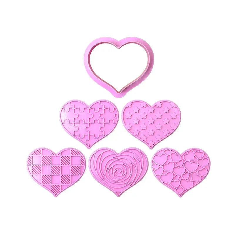 DecorBites™ Love Heart Biscuit Cutter - Valentine's Day Cake Decorating Tools