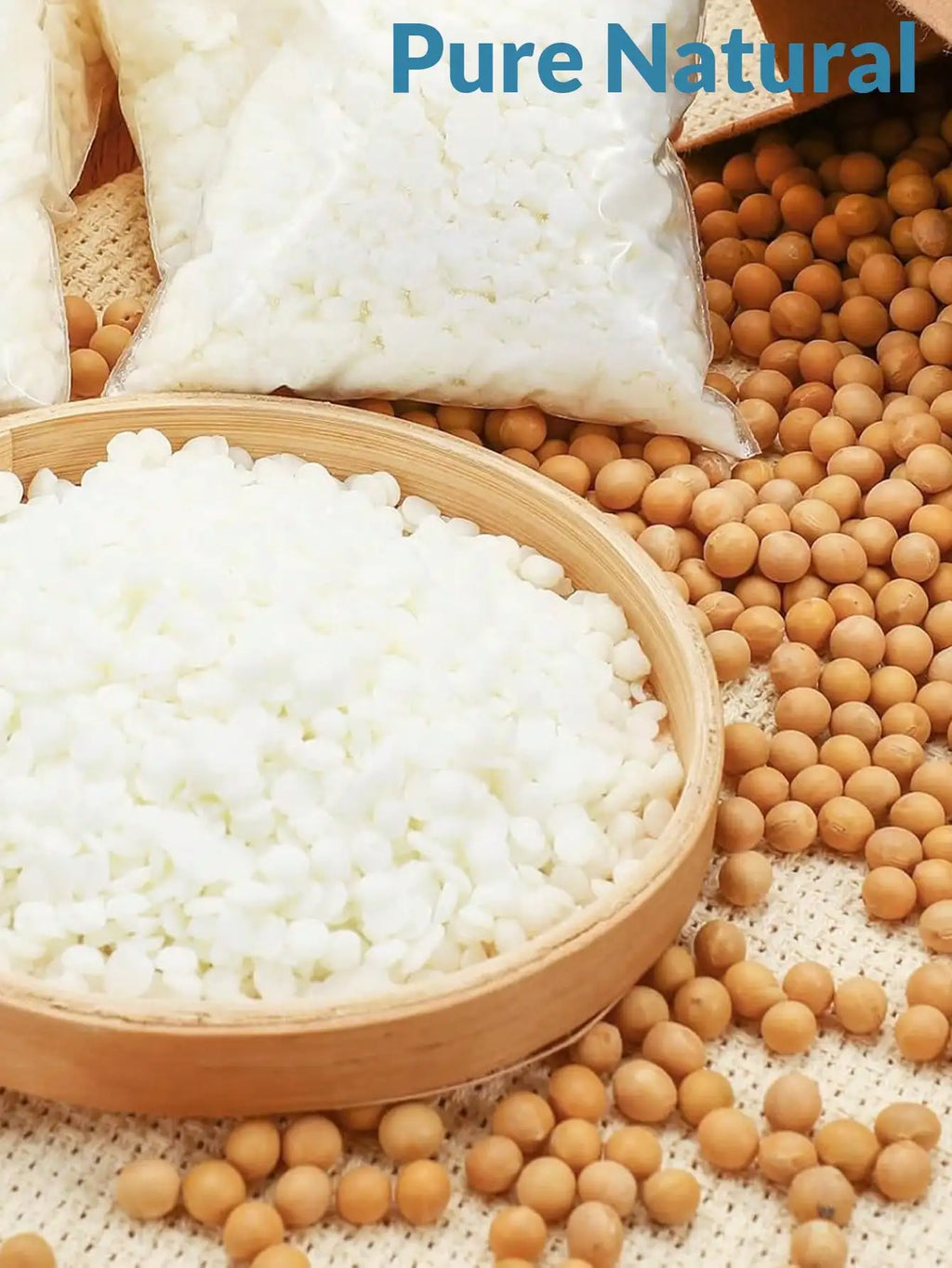 0.5LB Candle Making Kit Supplies - Soy Wax DIY Kit with Wicks, Fragrance & Dried Flowers