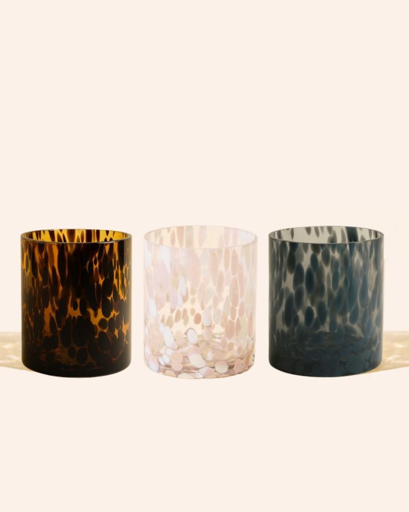 12oz speckle candle vessel